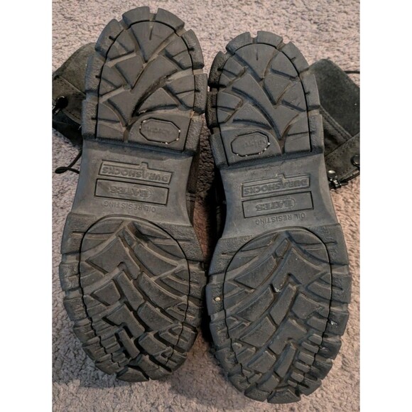 Bates US Navy Durashocks Black Seude Leather Steel Toe Combat Boots Women's 7.5 - Picture 4 of 5